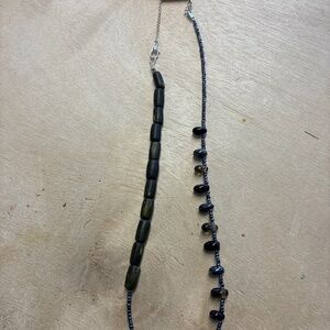 Handcrafted necklace made with vintage beads.